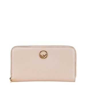 FENDI Pink Leather Wallet